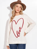 PRE-ORDER: Heart Love Long Sleeve Top