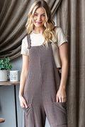 PRE-ORDER: Sleeveless Solid Urban Ribbed Jumpsuit